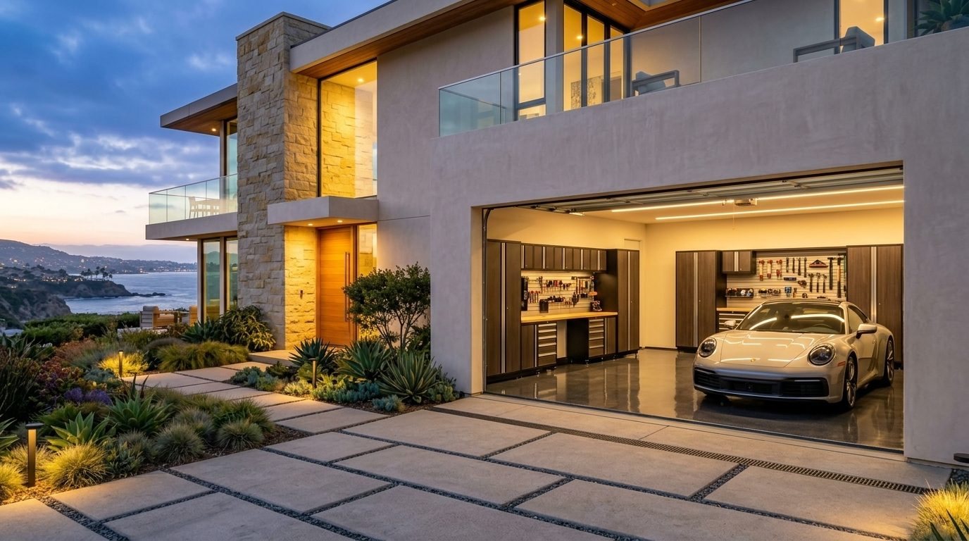 Oliver Garage Door Specialist Overhead Garage Door Gliding Open in Prospect Heights, IL